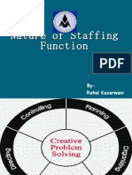 Nature of Staffing Function