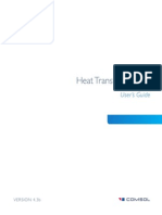 Heat Transfer Module Users Guide With Comsol.