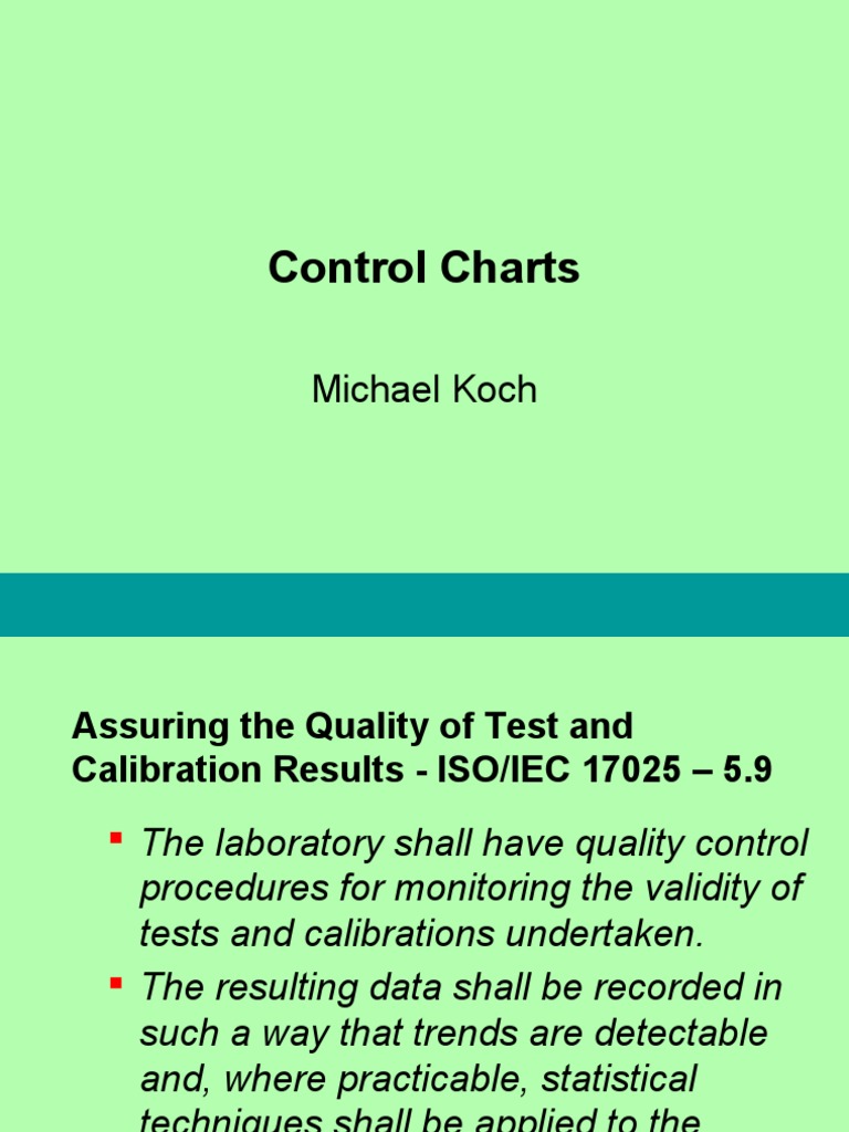 Koch - Control Charts | PDF | Calibration | Evaluation