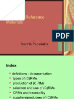 (Certified) Reference Materials: Ioannis Papadakis