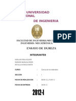 Informe Dureza