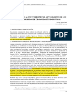 Safon Cano Vicente - Del Fordismo Al Postfordismo - El Advenimiento de Los Nuevos Modelos de Organización Industrial