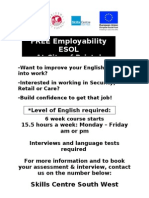 FREE Employ Ability ESOL Flyer Feb 2010