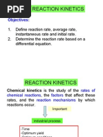 Matriculation Chemistry (Reaction Kinetics) Part 1