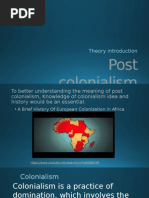 Postcolonialism