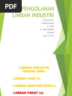 Download Ppt Pengolahan Limbah Industri by Arief Fadillah SN267725531 doc pdf