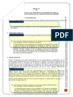 Formulación de Términos de Referencia