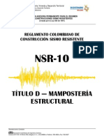 Titulo-D-NSR-10