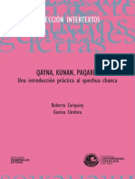 Roberto Zariquiey, Gavina Córdova-Qayna, Kunan, Paqarin_ Una Introducción Práctica Al Quechua Chanca-Fondo Editorial de La Pontificia Universidad Católica Del Perú (2008)