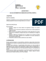 Uso de Instrumentos de Medición Eléctrica Parte I PDF