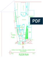 Floor Plan: Construction of Walk Cover, Walls, & Reslab of Stairs and Pavement Scale N.T.S