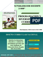 Programacion y Diversificacion 