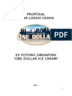 Proposal Es Potong Singapore One Dollar