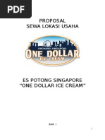 Proposal Es Potong Singapore One Dollar