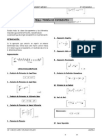 Teoria de Exponentes