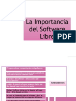 La Importancia Del Software Libre