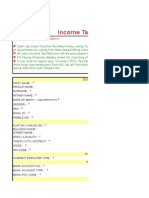 Income Tax Returns Filing: Marked Fields Are Mandatory