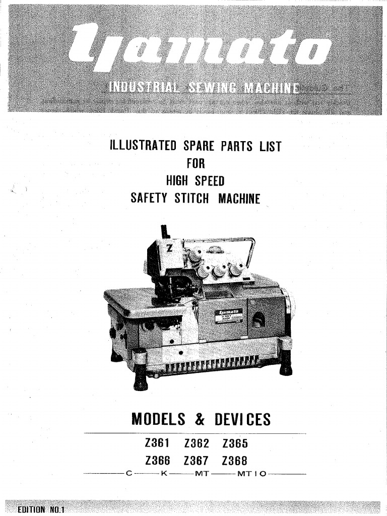 Partsbook Yamato Z361 | PDF