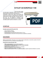 Masina de Pliat A0 Eurofold 1100 Z Spot Media SRL