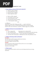 What Is Difference Between TRUNCATE & DELETE?: Oracle PL SQL Interview Questions For 3+ Years