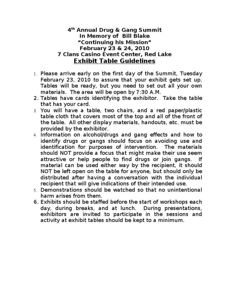 Exhibit Guidelines 10 | PDF | Social Science