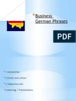 Business German Phrases