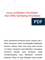 Keterlambatan Imunisasi Dan Efek Samping Imunisasi