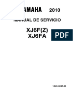 Yamaha xj6 2010 - Manual de Serviço (Espanhol) PDF