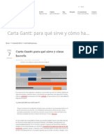 Carta Gantt - para Qué Sirve y Cómo Hacerla - Grafiscopio