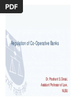 Regulation of Co-Operative Banks in India