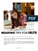 Reading Tips for Ielts