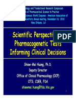 Pharmacogenetic Tests Informing Clinical Decissions