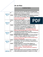 Activitati on Line Proweb