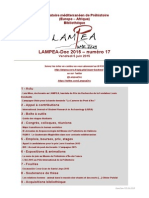 LAMPEA-Doc 2015 - numéro 17 / Vendredi 5 juin 2015
