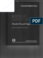 Manual Derecho Procesal Orgánico (competencia)