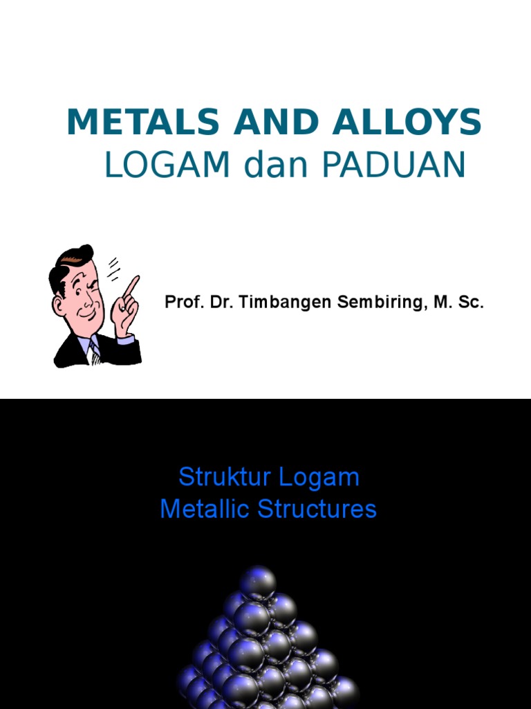 Struktur Logam | PDF | Ion | Struktur Kristal