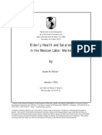 Elderly Health and Salaries in the Mexican Labor Market