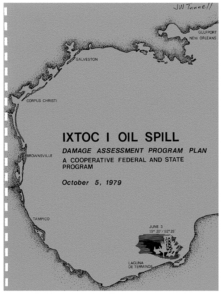 IxtocI Oil Spill Damage Assessment Program1979 Oil Spill