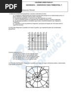  Geografia Lista de Exercicios