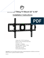 Universal Tilting TV Mount