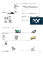 Look at The Family Tree and Complete The Text. Write Numbers Using Letters. There Is An Example