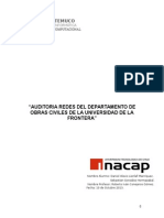 Informe Auditoria (Sebastián González - Daniel Lienlaf) Sección 70
