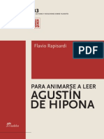 Para Animarse a Leer Agustín de Hipona - Rapisardi, Flavio