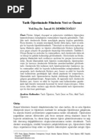 Tarih Öğretiminde Filmlerin Yeri Ve Önemi - Yrd - Doç.Dr. İsmail H. DEMİRCİOĞLU