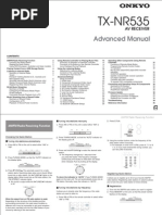 Manual TX-nr535 Adv En