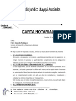 Carta Notarial