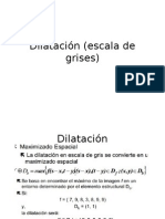 Dilatación (Escala de Grises)