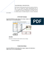 Funciones Max y Min en Excel