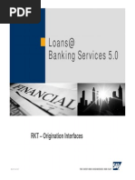 Loans@ Banking Services 5.0: RKT - Origination Interfaces