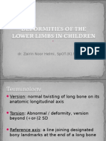Understanding Common Pediatric Lower Limb Conditions